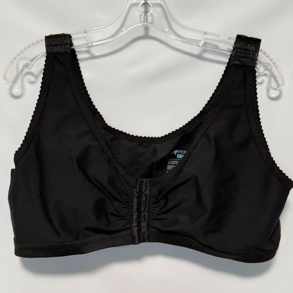 C 45 Marena Recovery black hospital Classic wire free Bra - Style 4648 - size 2X